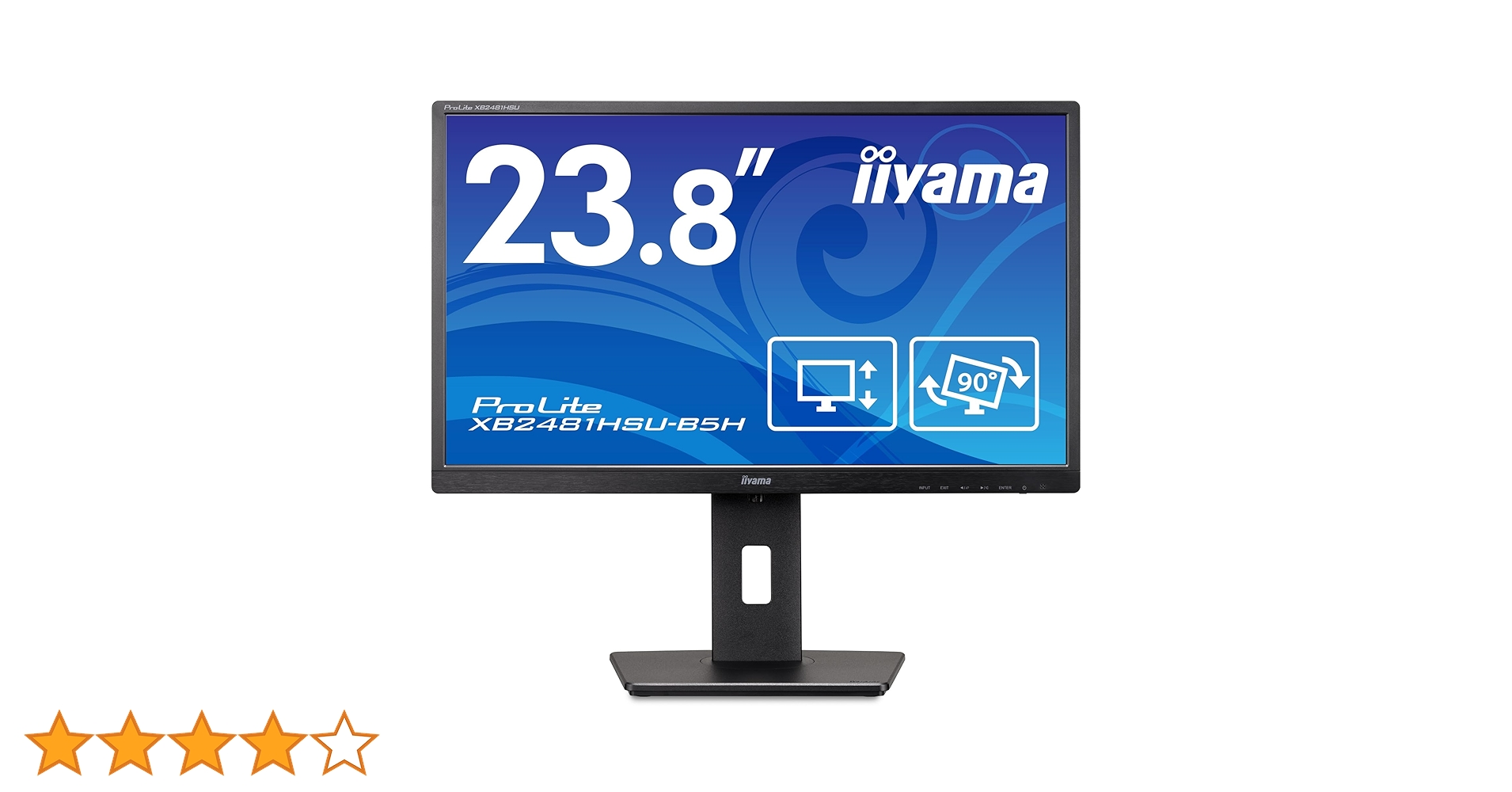 【美品】iiyama 23.8インチモニター Prolite XB2481HSU 71OOBsY9+oL.jpg_BO30,255,255,